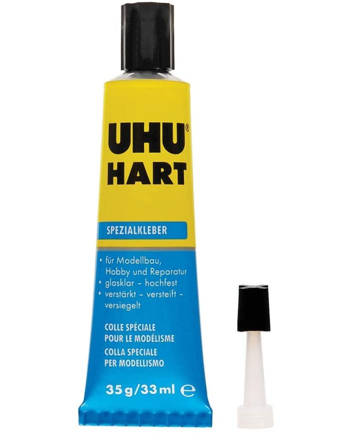 U-0100 UHU - Hart - 35 gr - 33 ml - Colla per modellismo